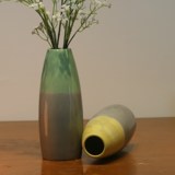 现代时尚陶瓷花瓶餐桌茶几创意米简约现代花器美式乡村插花瓶摆件