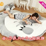 日式创意可爱儿童懒人沙发床龙猫床单人双人卧室榻榻米卡通折叠床