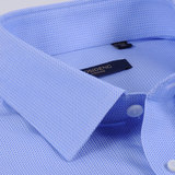 波司登男士长袖衬衫2016春季新款商务休闲纯棉免烫浅蓝色男式衬衣