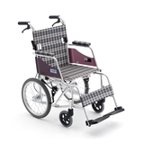 MIKI三贵轮椅 MOCC-43JL免充气胎 折叠轻便 老人残疾人便携轮椅车
