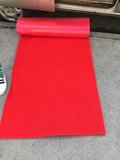 纯红地毯塑料迎宾垫丝圈厚地垫塑胶吸尘防水定做不规则剪裁室外