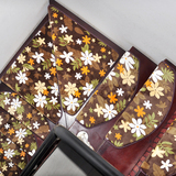 踏步垫楼梯地毯踏步防滑垫客厅卧室垫包邮可异形定做田园小花