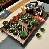 茶具套装特价 整套紫砂电热磁炉四合一实木茶盘茶台茶壶功夫茶具