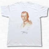 奥匈帝国一战陆军军人画像纯棉短袖军迷T恤数码打印T恤0513
