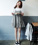 2016春韩国正品代购cherrykoko女装 可爱娃娃吊带裙连衣裙