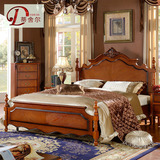 蒂舍尔家具 美式床实木床 乡村双人床高箱 单人欧式床1.8米603