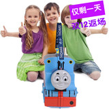 正品香港托马斯儿童行李箱可坐可骑男女宝宝旅行箱卡通玩具3-6岁