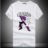 英雄联盟T恤LOL游戏剑圣男士短袖体恤潮青少年韩版修身衣服打底衫