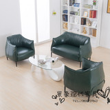 北欧设计师创意休闲单人西皮沙发椅 咖啡厅沙发 大堂沙发美人鱼椅