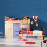 达维德多功能高低床子母床儿童床上下床双层床类带衣柜组合高架床