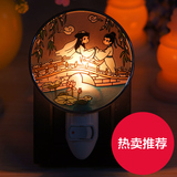 AIKEJA/艾可家杭州西湖旅游纪念品手绘玻璃夜灯定制礼品限量正品