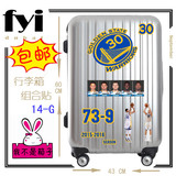 吉他箱子汽车旅行拉杆行李箱包贴纸贴画组合贴NBA勇士队队标库里