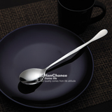 韩式咖啡勺子创意不锈钢长柄勺子搅拌勺冰勺汤勺儿童勺主餐勺尖勺