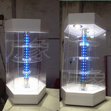 亚克力展台火机香水有机玻璃旋转展示柜子饰品化妆品3D眼镜展示架