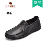 Camel/骆驼男鞋2016春季新款真皮透气懒人鞋子休闲皮鞋A261297029