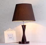 s卧室创意装饰调光方形小台灯简约实木灯具圆柱亚麻小夜灯