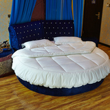 罗曼德宾馆酒店床上用品全棉防羽布整张羽丝绒圆形床四季被芯褥子