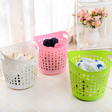 新款塑料脏衣篮大号篓空洗澡桶洗衣篮子筐购物篮家庭收纳多用软桶