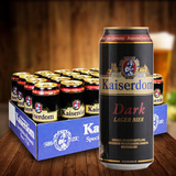 17年2月到期 德国进口 德国凯撒啤酒 kaiserdom 黑啤酒 500ml*24