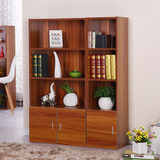 韩式木制简易书架宜家书柜4层创意自由组合置物架储物收纳橱柜