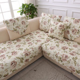 双面全棉沙发垫布艺坐垫加厚高档欧式实木组合沙发垫沙发巾罩套盖