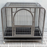不锈钢狗笼定做 医院寄养笼 不锈钢板封闭宠物笼展示