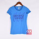 专柜代购 Levi's 李维斯 89609-0002 女士 蓝色 短袖T恤 原399