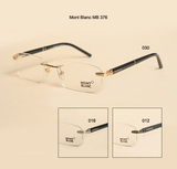 全球购 现货 Mont Blanc 万宝龙 MB 376 无框眼镜架 男女通用