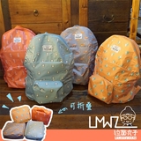 韩国卡通动物可爱折叠双肩包超轻便携户外旅游背包学生书包收纳袋