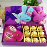 正品德芙巧克力费列罗礼盒装送女友老婆创意生日七夕情人节日礼物