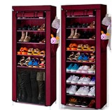 60CM宽加高单排多层组装鞋柜防尘简易家用多功能储物收纳鞋架KD11