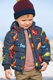 现货+超快代购 英国正品NEXT男童装秋冬新款恐龙带帽保暖棉服外套