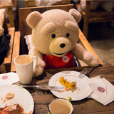 正版新款ted贱熊美国电影泰迪熊会说话的毛绒玩具公仔 圣诞节礼物