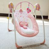 婴儿电动摇椅摇篮躺椅多功能便携折叠新生儿童宝宝安抚哄睡床秋千