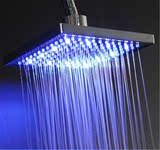 智能LED花洒顶喷  温控变色花洒淋浴    入墙式冷热淋浴喷头