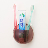 创意洗漱套装时尚牙刷架强力吸盘收纳牙膏架刷牙杯漱口牙具壁挂架