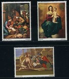 1967年英国全新邮票 圣诞节 宗教绘画 圣母与圣婴 邮票集邮收藏