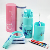 创意洗漱杯便携旅行用品套装牙具盒毛巾牙膏收纳牙刷盒洗发水分装