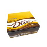 德芙丝滑牛奶生日礼物巧克力零食43g*12条整盒装批发 特价4盒包邮