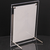 4折特价 亚克力水晶相框 有机玻璃摆台7 10 12寸A4证书奖状授权框