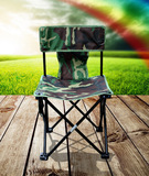 便携折叠椅 户外椅 钓鱼椅 迷彩折叠椅 海军迷彩  军绿 陆军迷彩