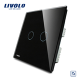 livolo智能家居开关 无线遥控墙壁开关插座面板 触摸遥控二路220V