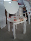 实木象牙白色苹果靠背椅 韩式现代餐桌椅 欧式休闲简约 特价椅子