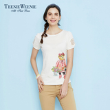 Teenie Weenie小熊专柜正品夏季女装时尚休闲短袖T恤TTRW52314A