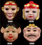 新款西游记卡通面具儿童玩具孙悟空面具演出猪八戒西游记脸谱全套