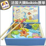 木质磁性钓鱼儿童益智力玩具男孩女孩宝宝1-2-3-4岁男童生日礼物