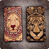 狮子头iphone6s手机壳6plus全包边保护壳苹果5硅胶手机套外壳软壳
