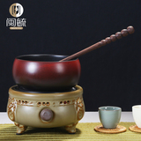 闽毓煮茶器陶瓷 电热陶炉煮茶炉茶具 蒸汽泡茶养生壶温茶器