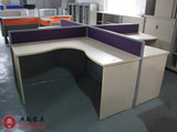 二手屏风办公桌09/干字型办公桌/1.4*1.4m 二手家具市场