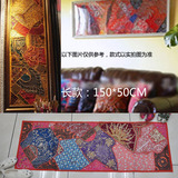 包邮尼泊尔印度手工绣珠片莎丽挂毯壁毯壁画客厅书房壁挂居家装饰